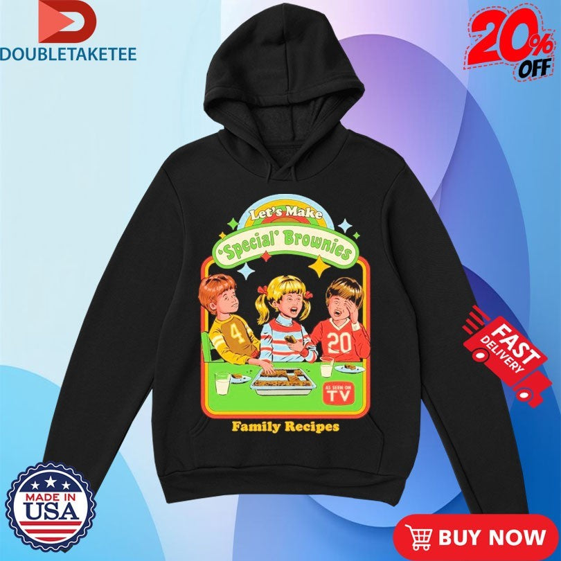 Official Let’s Make Brownies Family Recipes As Seen On TV Shirts