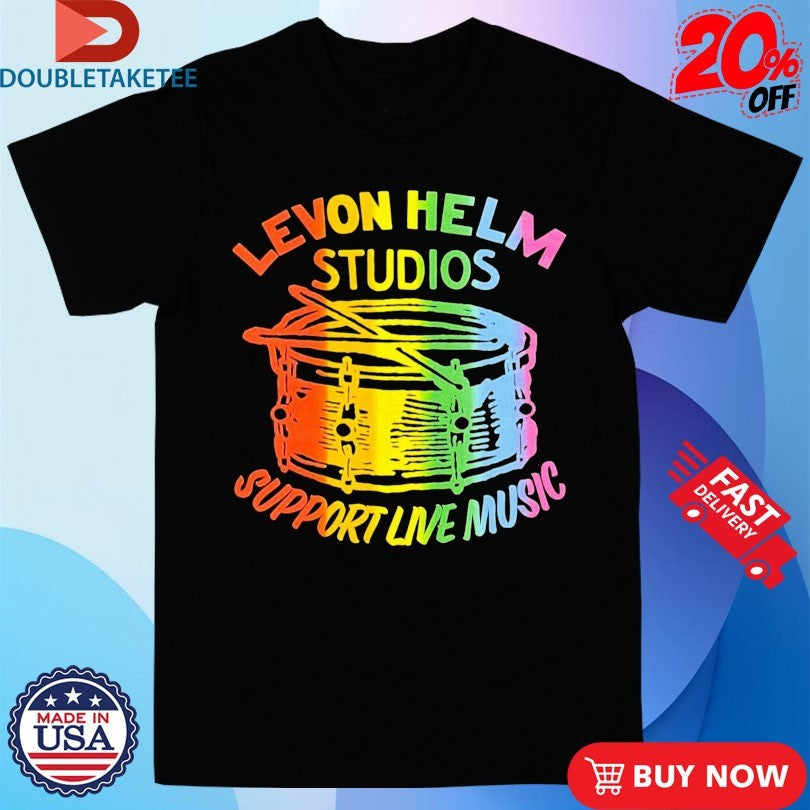 Official Levon Helm Studios Support Live Music Pride Shirts