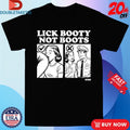 Official Lick Booty Not Boots Krime Shirts