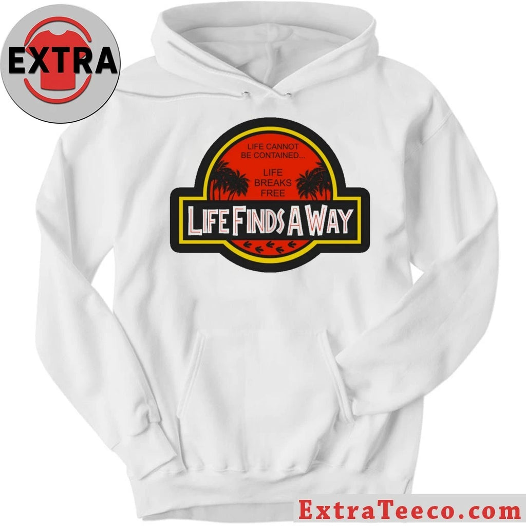 Official Life Finds A Way Logo T-shirt