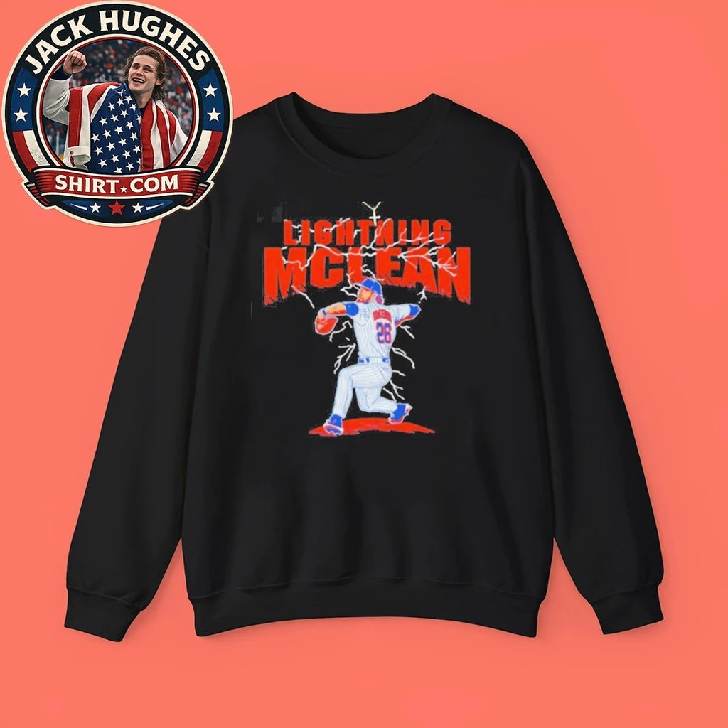 Official Lightning Mclean Nolan Mclean Baseball Pitcher Action Shirt