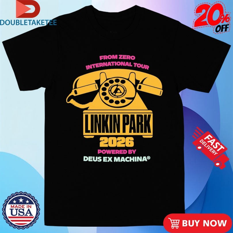 Official Linkin Park From Zero International Tour 2026 Deus Ex Machina Shirts