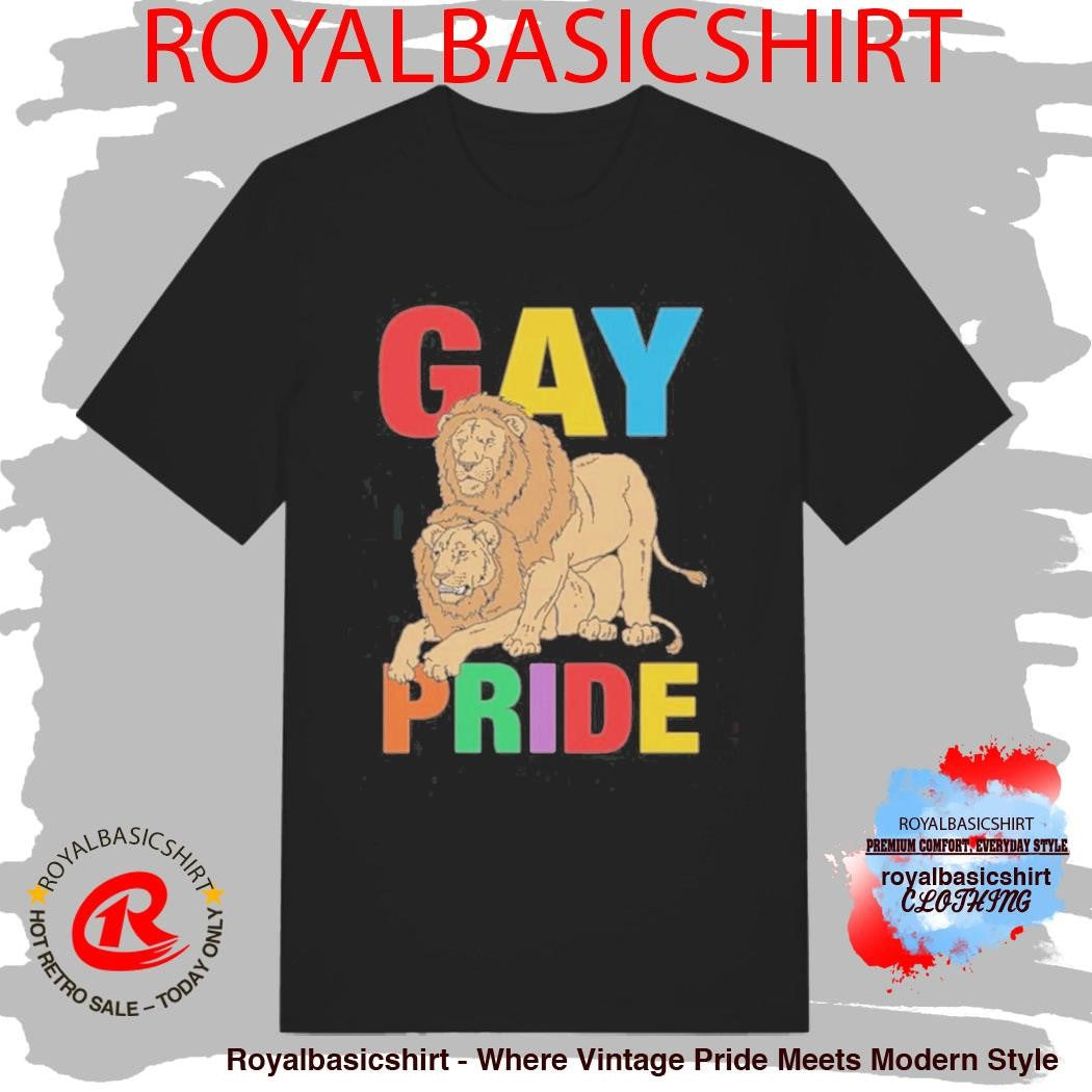 Official Lion Gay Pride Shirt
