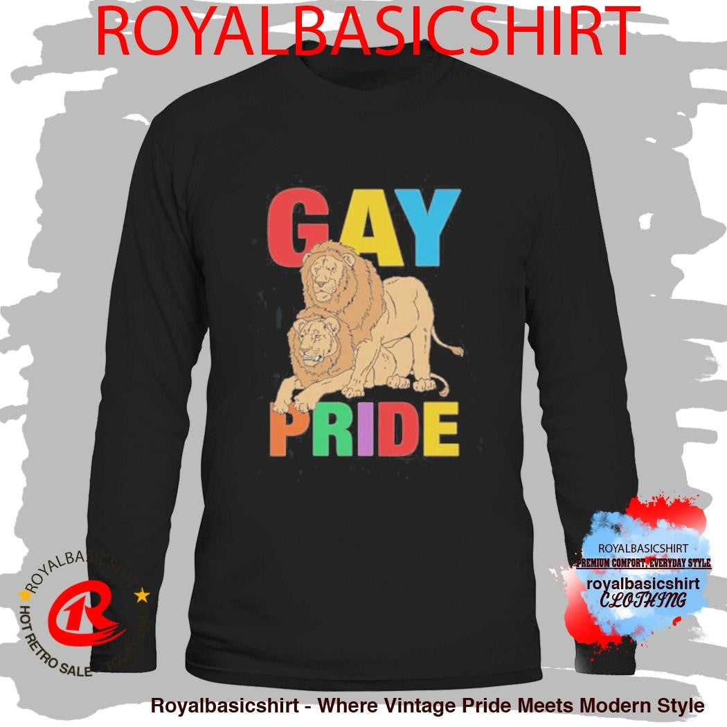 Official Lion Gay Pride Shirt