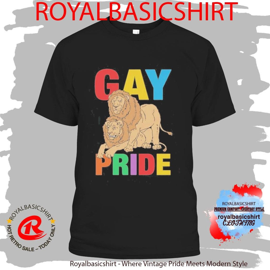 Official Lion Gay Pride Shirt