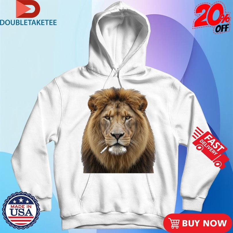 Official Lion Smoking Cigarette Shirts