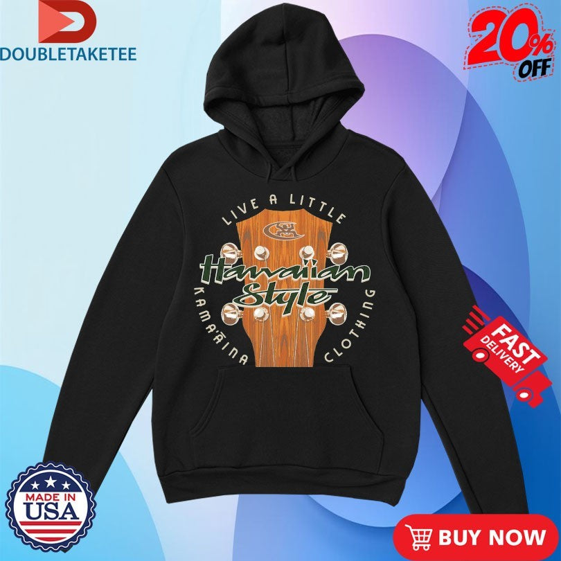 Official Local Motion Hawaii Live A Little Mamaaina UKE 2015 Guitar Shirts