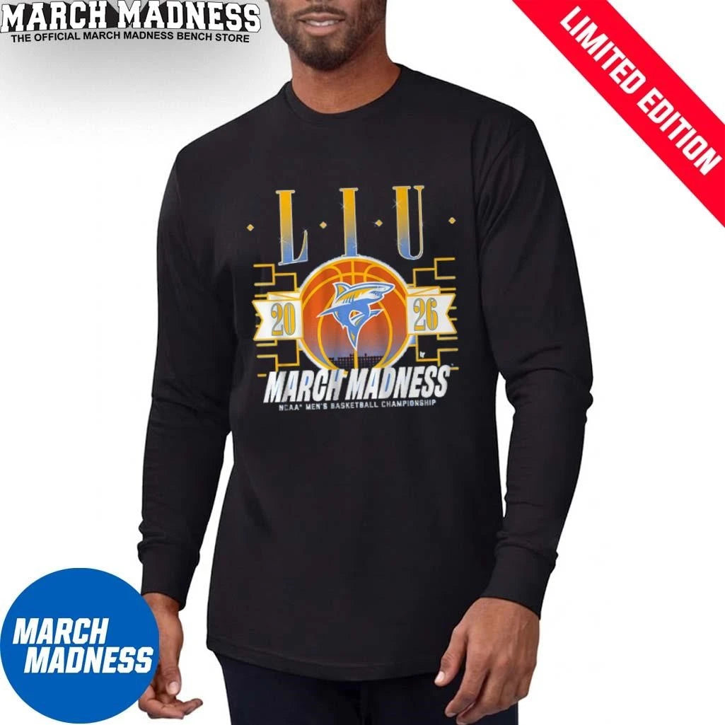 Official Long Island Sharks MBB 2026 March Madness Shirt