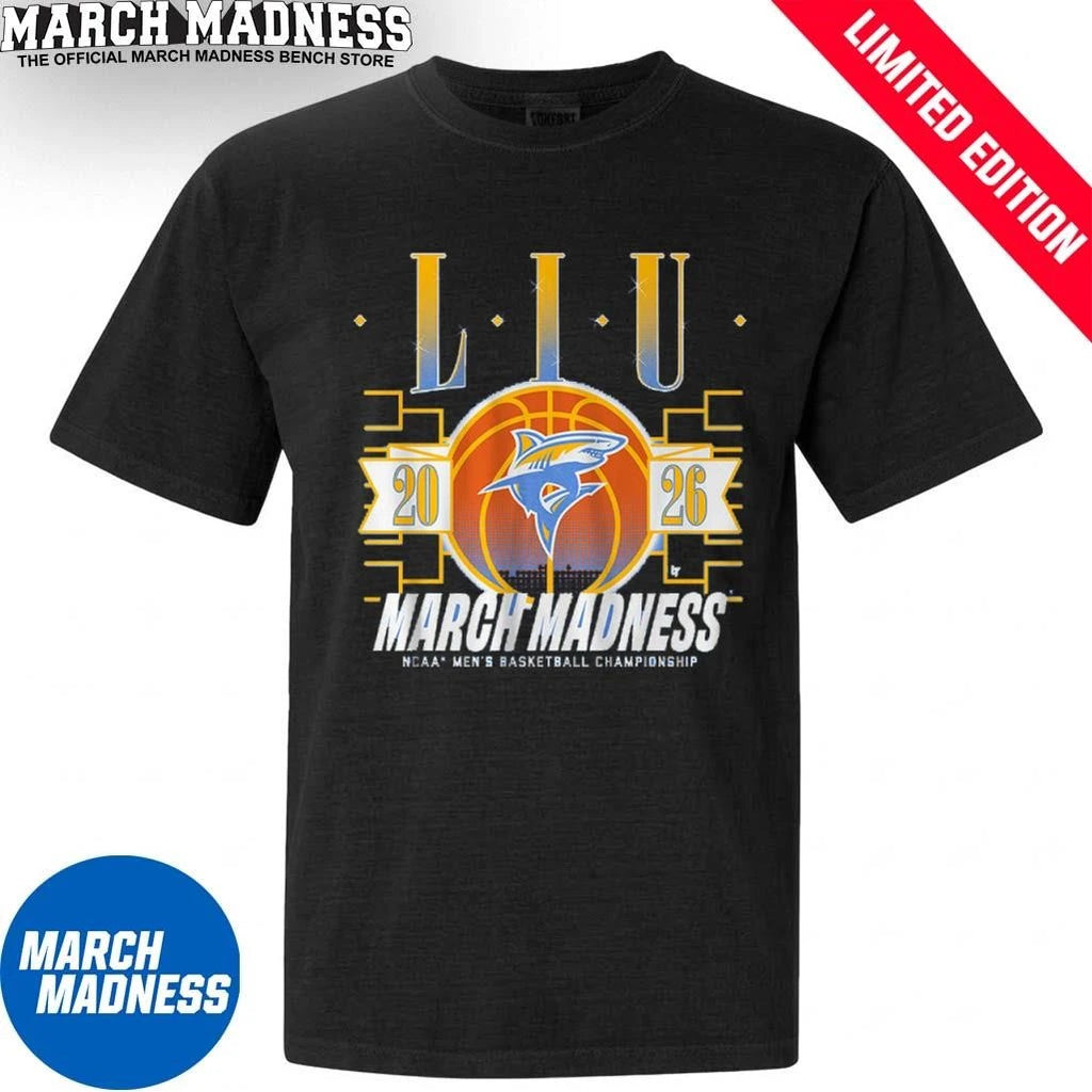 Official Long Island Sharks MBB 2026 March Madness Shirt