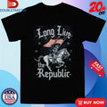 Official Long Live The Republic Skeleton Flag Shirts