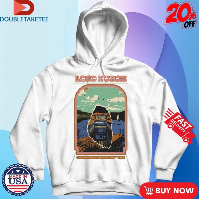 Official Lord Huron Concert Independence, MO 10-25-2025 Tour Shirts