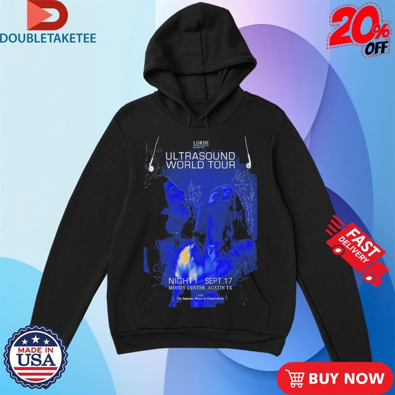Official Lorde Ultrasound World Tour 2025 Moody Center Austin, TX Shirts