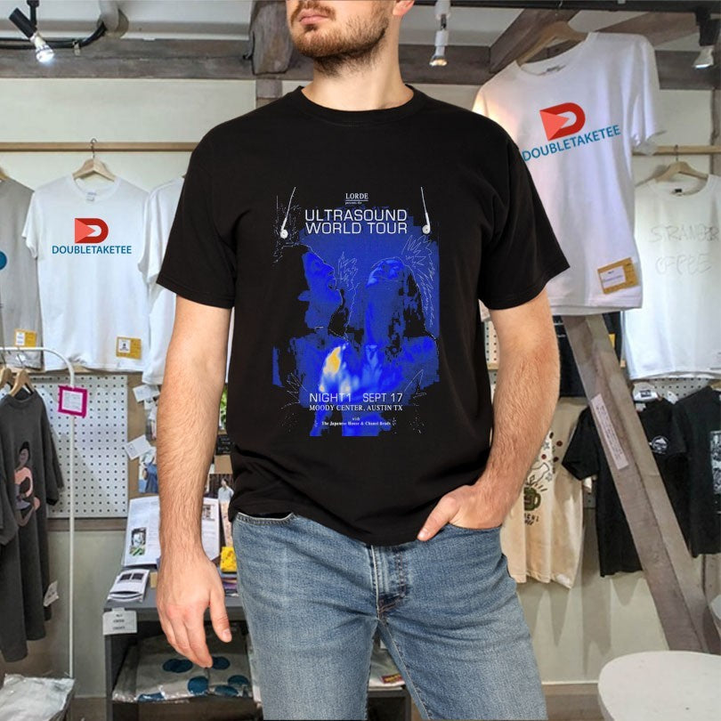 Official Lorde Ultrasound World Tour 2025 Moody Center Austin, TX Shirts