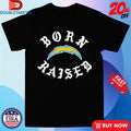 Official Los Angeles Chargers Born X Raised Shirts