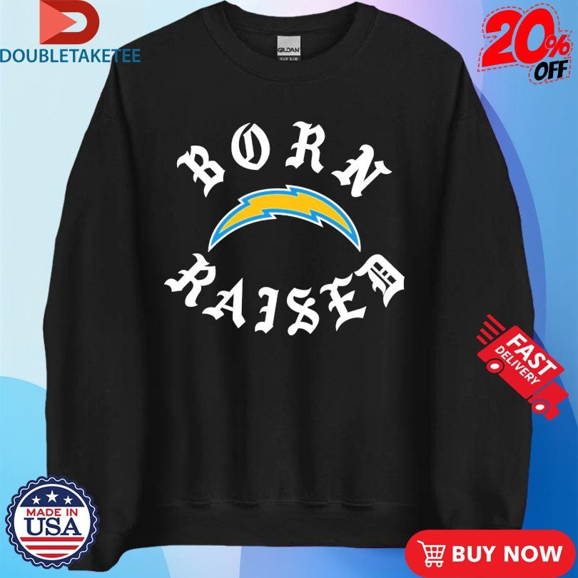 Official Los Angeles Chargers Born X Raised Shirts