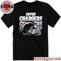 Official Los Angeles Chargers Super Chargers Helmet Shirt