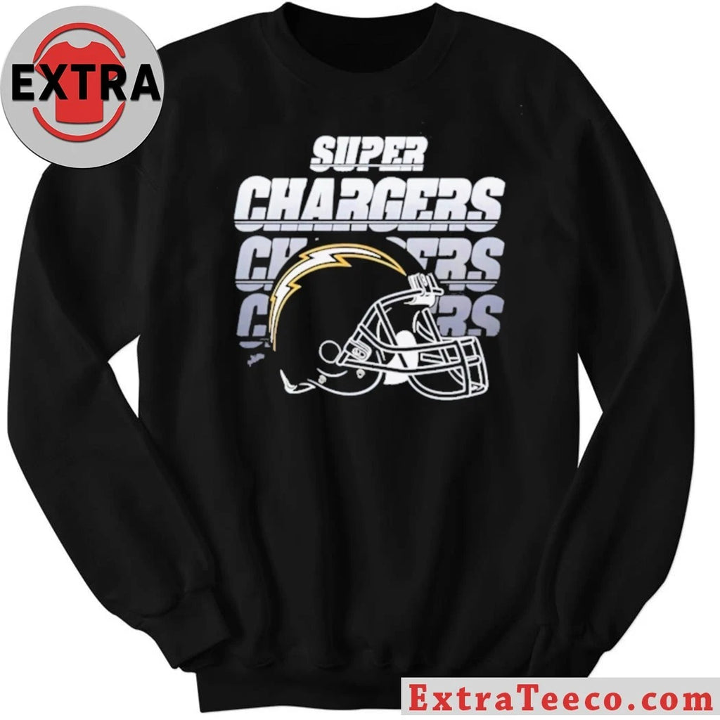 Official Los Angeles Chargers Super Chargers Helmet Shirt