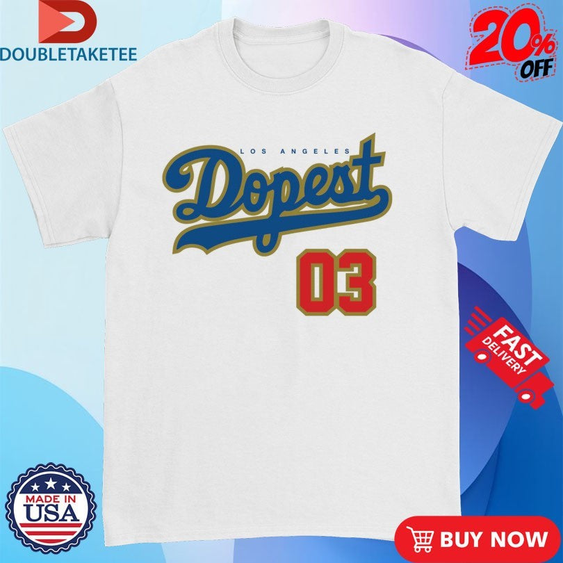 Official Los Angeles Dodgers Dopest 03 Streetwise Shirts