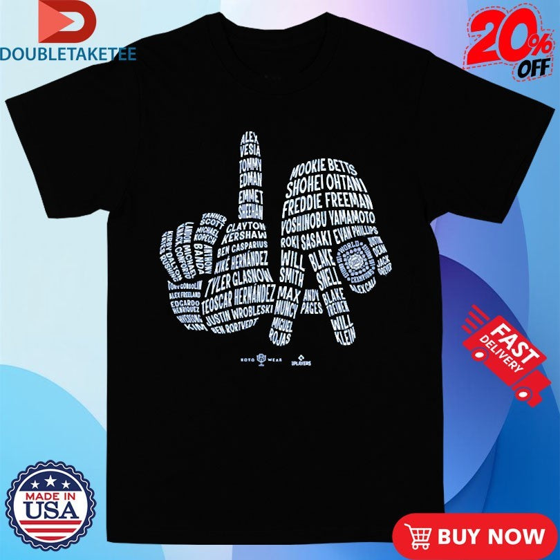 Official Los Angeles Dodgers LA 2025 Champs Names Players Shirts