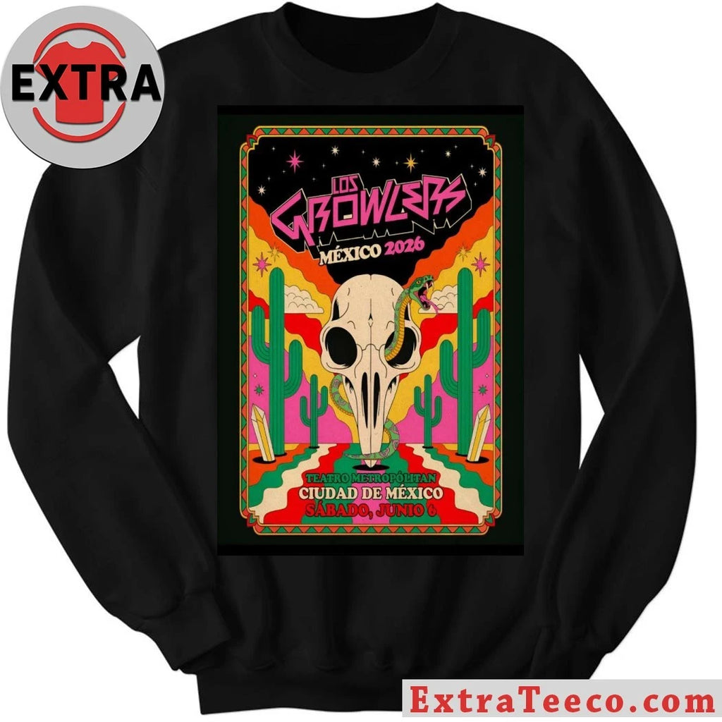 Official Los Growlers Mexico City June 6 2026 Poster Shirt