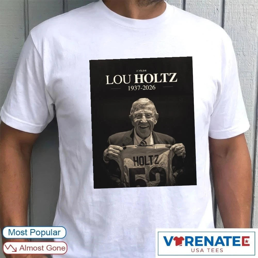 Official Lou Holtz 1937-2026 Kent State Football T-Shirt
