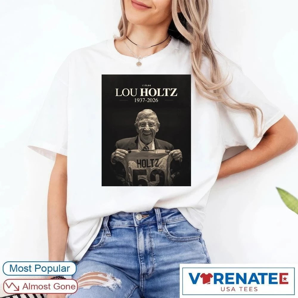 Official Lou Holtz 1937-2026 Kent State Football T-Shirt
