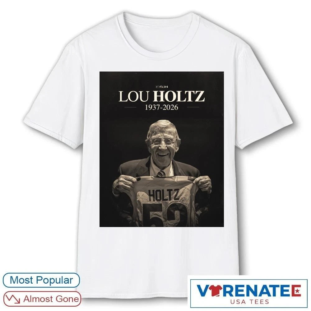 Official Lou Holtz 1937-2026 Kent State Football T-Shirt