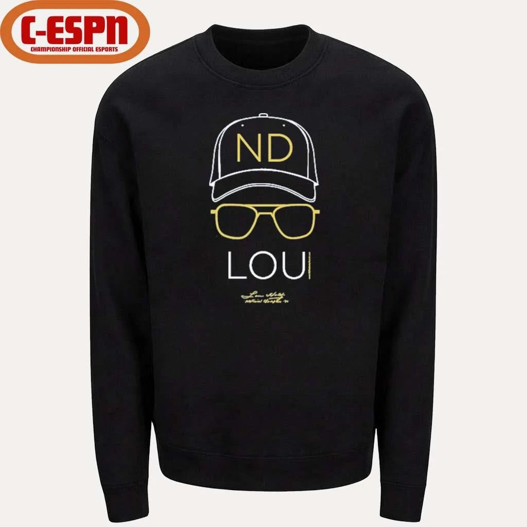 Official Lou Holtz Hat and Glasses T-Shirt