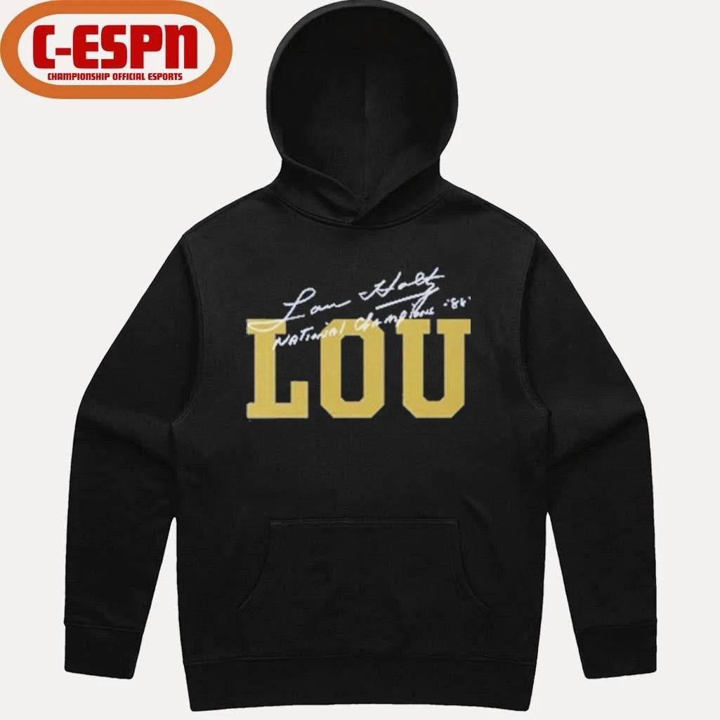 Official Lou Holtz National Champions Coach Lou T-Shirt