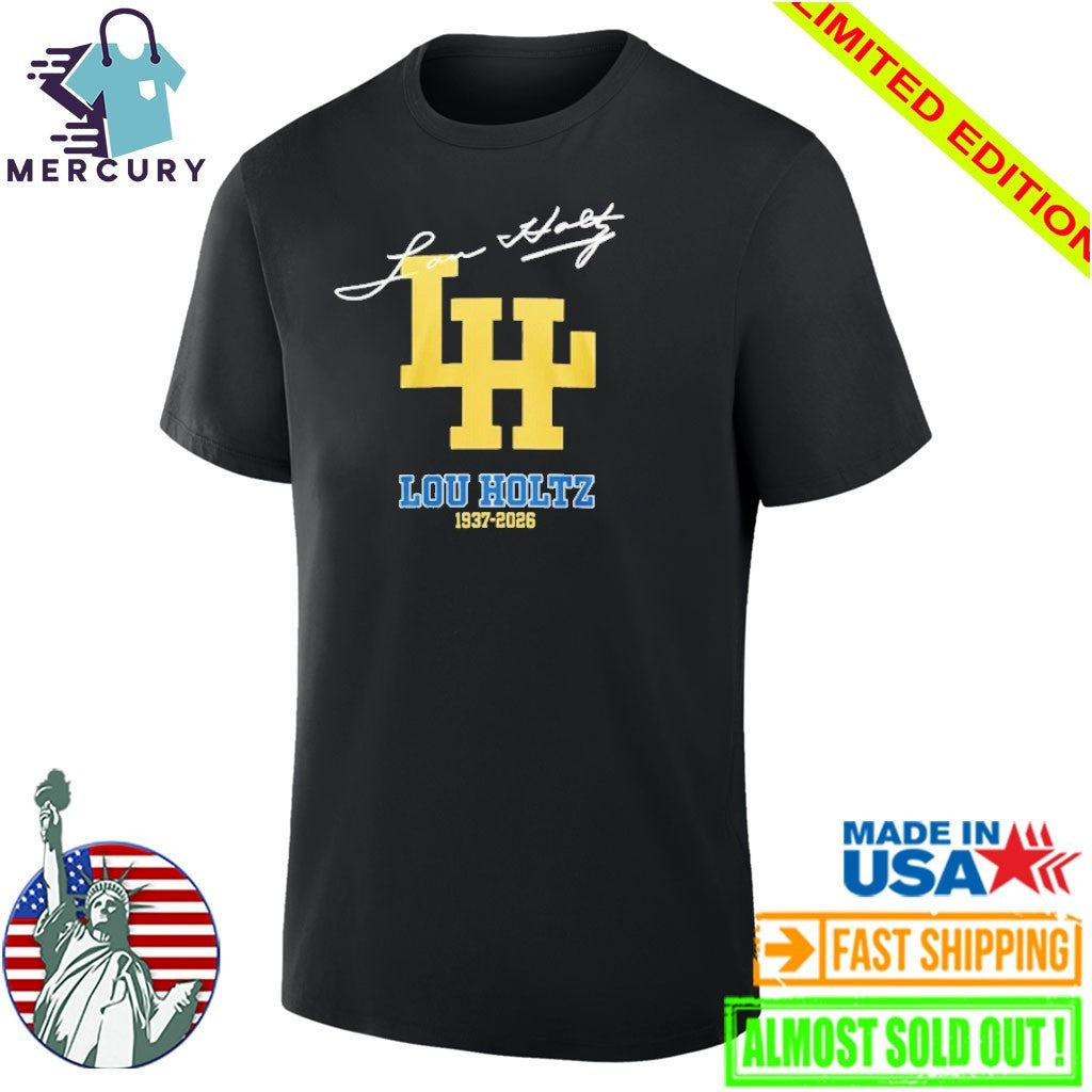Lou Holtz Notre Dame 1937-2026 Memorial Tribute Shirt