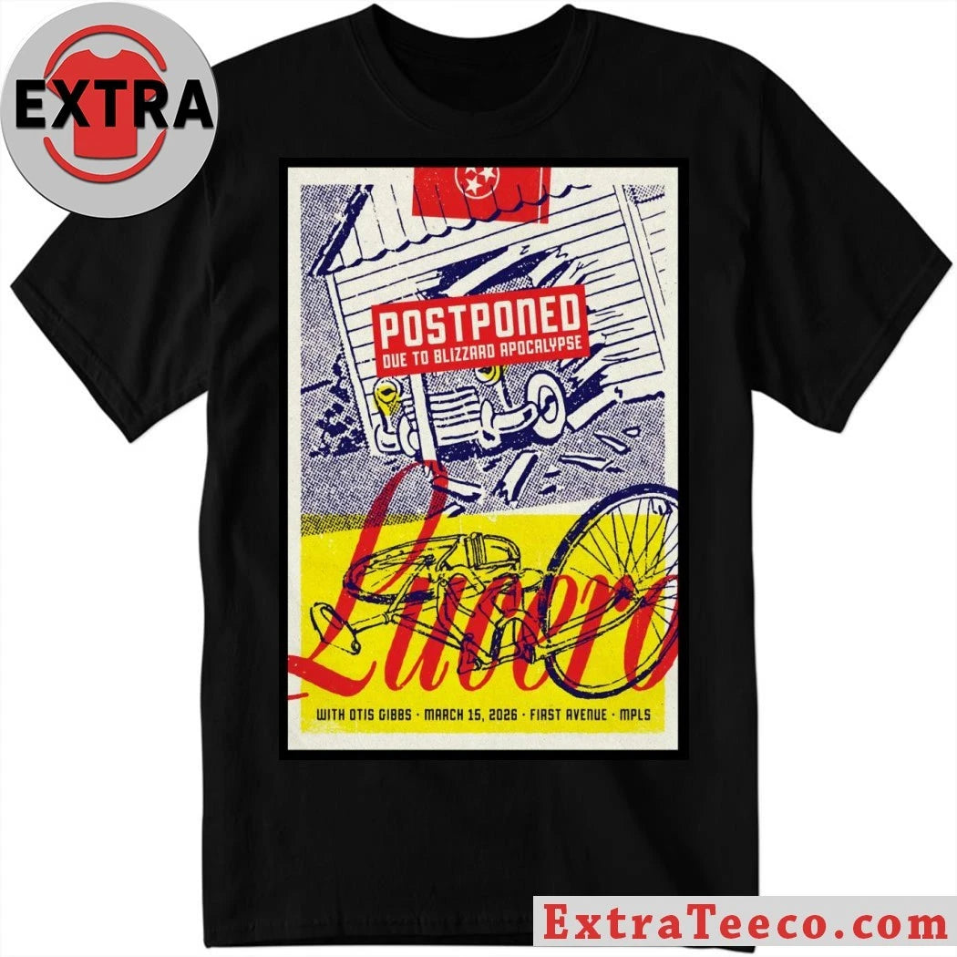 Official Lucero Mar 15 2026 First Avenue in Minneapolis MN Poster Shirt