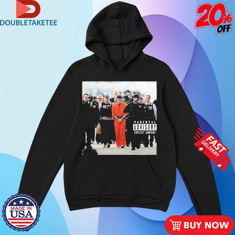 Official Luigi Mangione Arrives At A Helicopter Pad With Police New York PA Photo Shirts