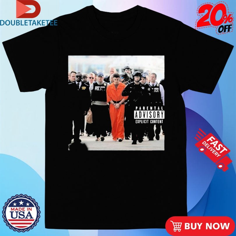Official Luigi Mangione Arrives At A Helicopter Pad With Police New York PA Photo Shirts