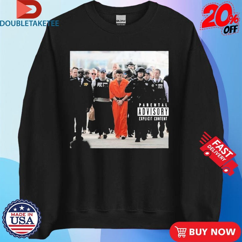 Official Luigi Mangione Arrives At A Helicopter Pad With Police New York PA Photo Shirts