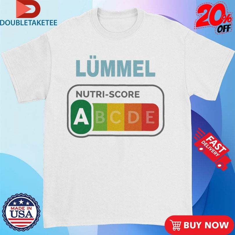 Official Lümmel Nutri Score Shirts