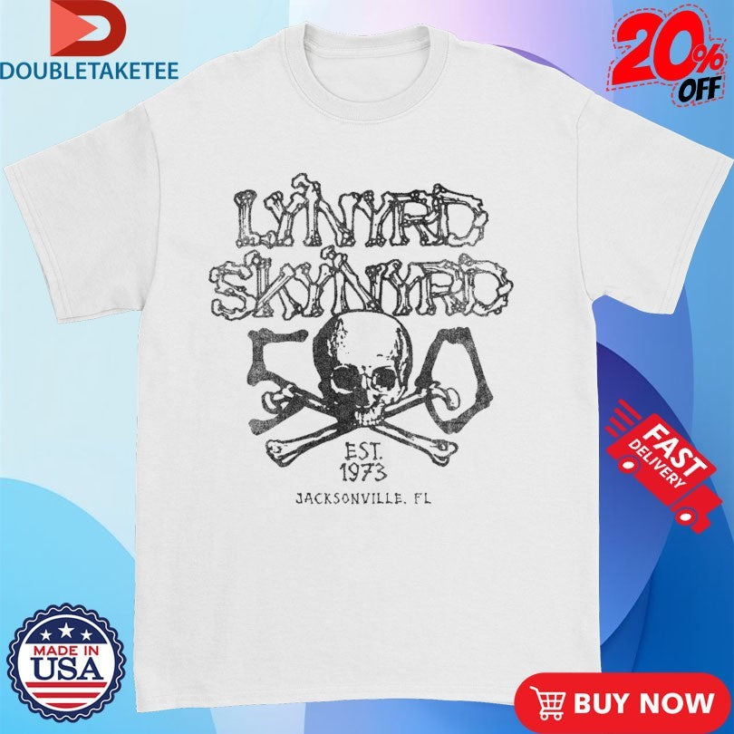 Official Lynyrd Skynyrd Est 1973 Jacksonville FL 50 Years Shirts