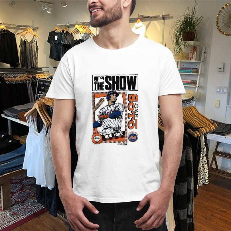 Official MLB The Show New York Mets Juan Soto Shirts
