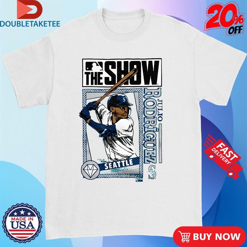 Official MLB The Show Seattle Mariners Julio Rodriguez Shirts