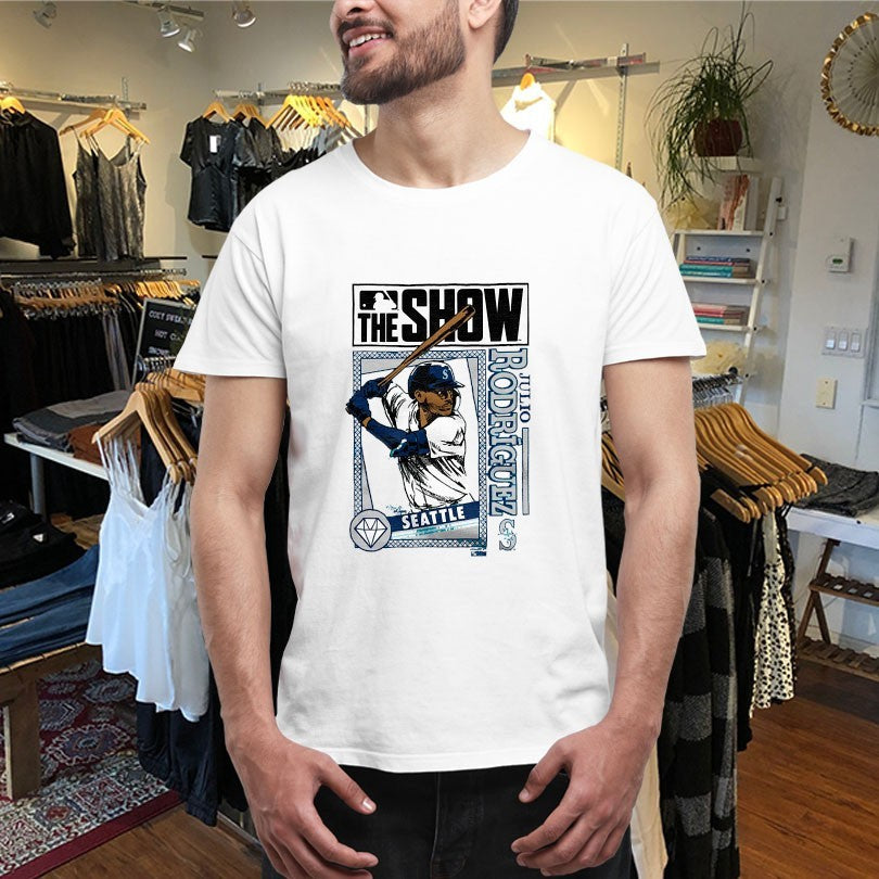 Official MLB The Show Seattle Mariners Julio Rodriguez Shirts