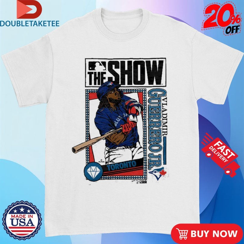 Official MLB The Show Toronto Blue Jays Vladimir Guerrero Jr Shirts