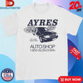 Official Mac Ayres Get A Free Quote Today Auto Shop Slowdown Wings Shirts