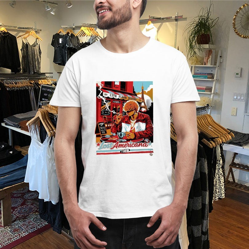 Official Machine Gun Kelly Lost Americana Tour 2026 Venue At Adidas Arena On February 27 Paris Cigarettes Shirts