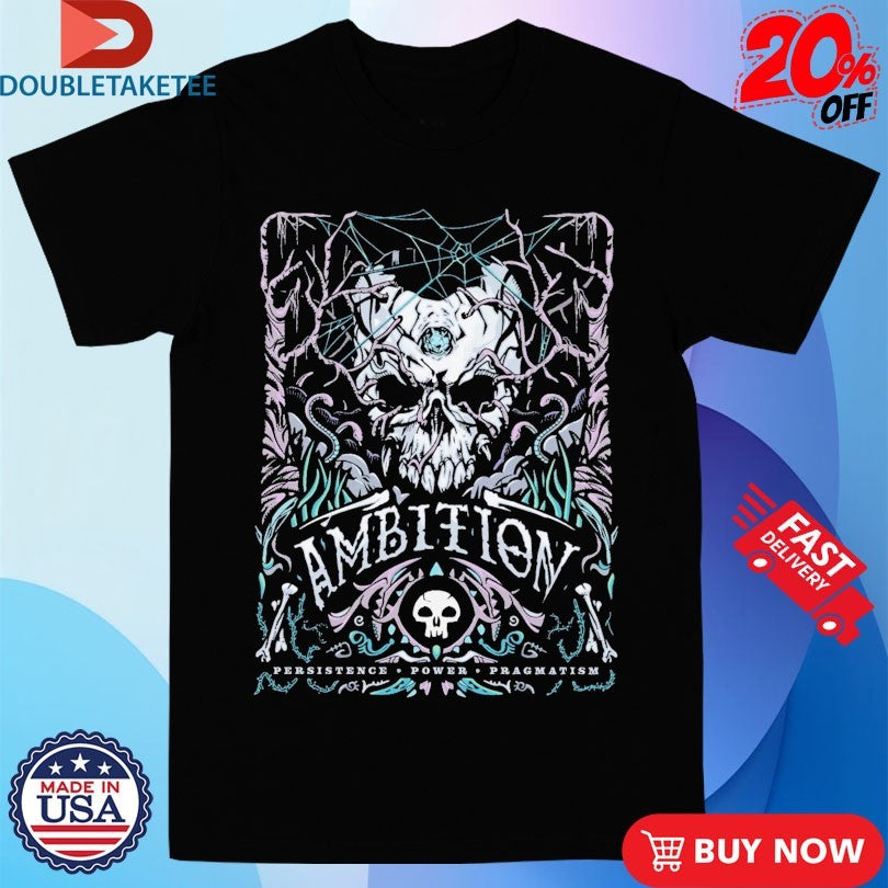Official Magic The Gathering Ambition Persistence Power Pragmatism Mana Grail Shirts