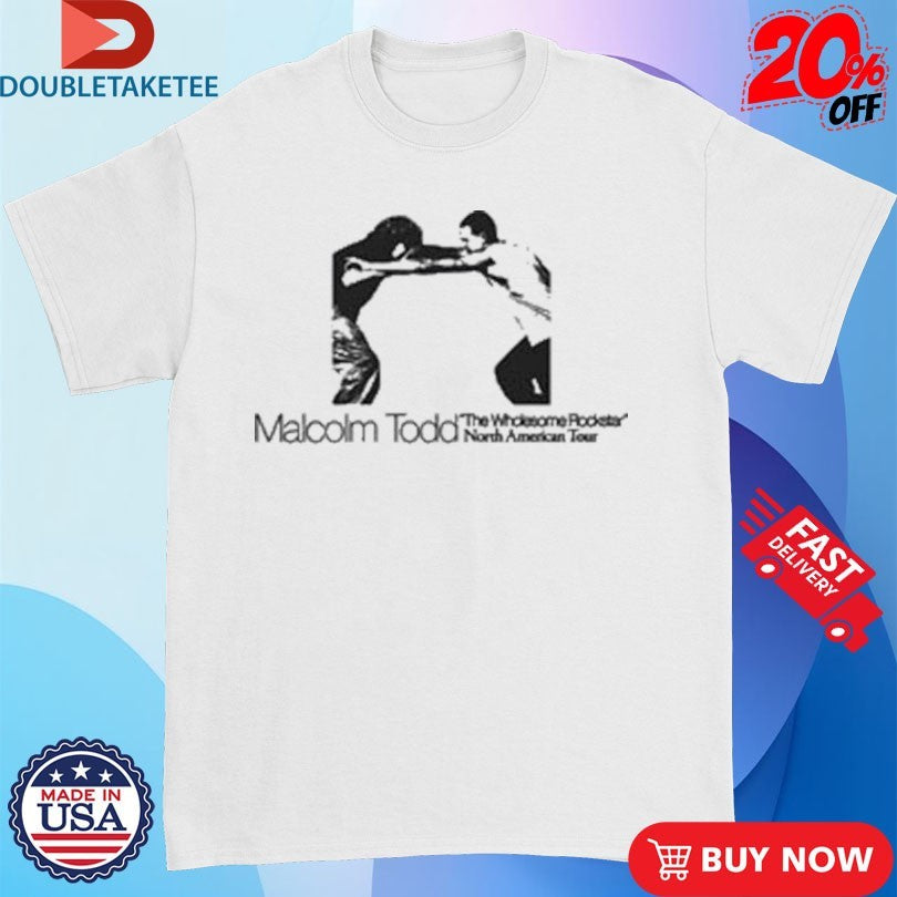 Official Malcolm Todd The Wholesome Rockstar North American Tour 2025 Shirts