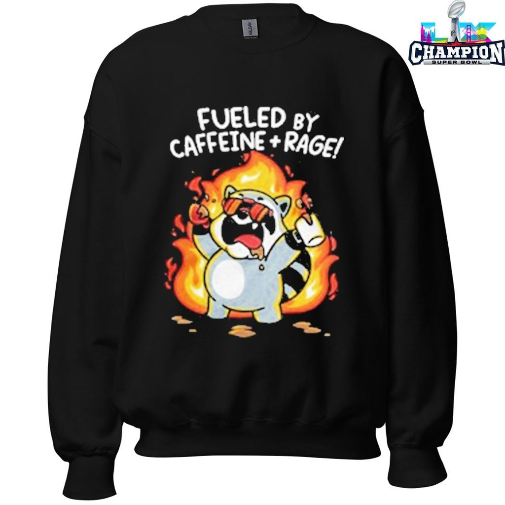 Official Mandatoryfunday Fueled By Caffeine Rage T-shirts