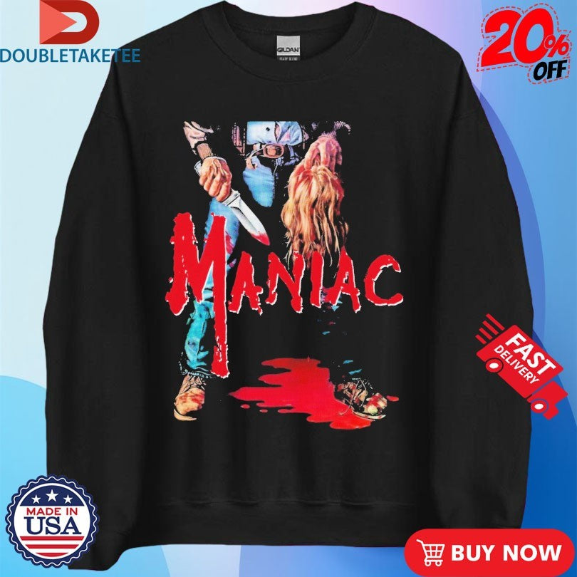 Official Maniac Horror Movie Shirts