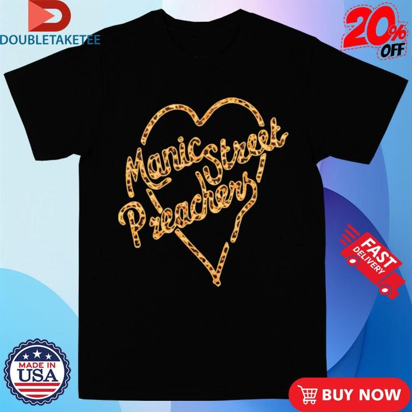 Official Manic Street Preachers Stay Beautiful Leopard Shirts