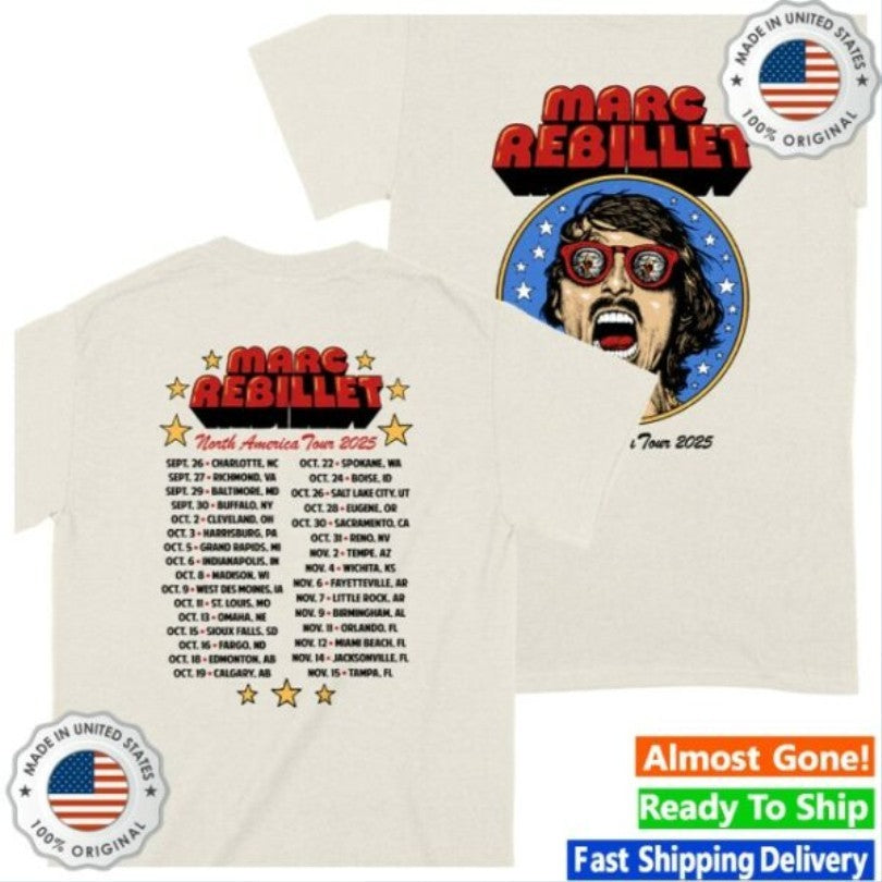 Official Marc Rebillet Eagle Eyes North American Tour 2025 Sep Oct Nov Shirts