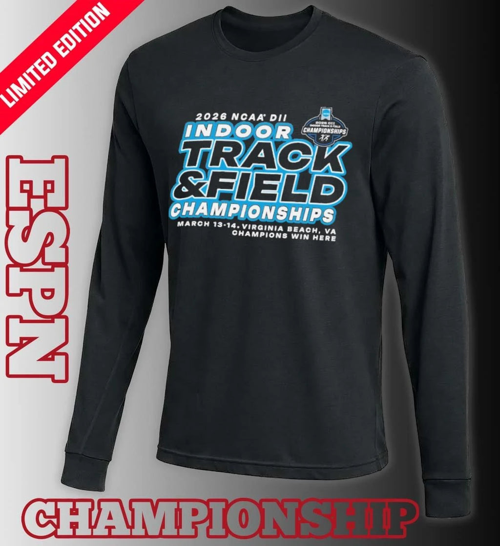 Official March 13-14 2026 NCAA DII Indoor Track &amp; Field Championship Shirt