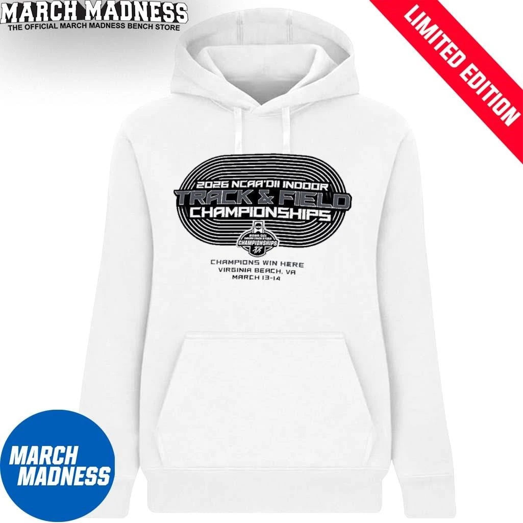Official March 13-14 Division II Indoor Track &amp; Field Final Shirt